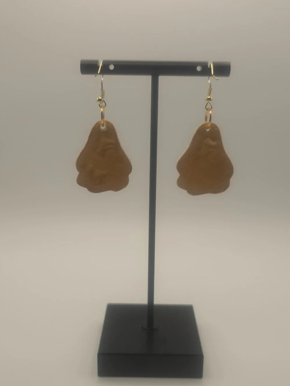 Handcrafted Cream Floral Ghost Drop Earrings